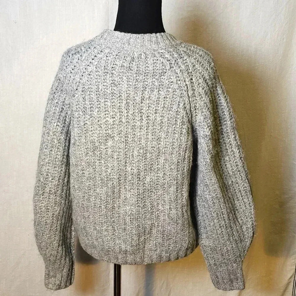 Lucky Brand Women's Cardigan Gray Size S/P Wool Blend - Picture 6 of 11